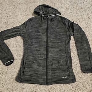 Hind Men's Charcoal Hooded Jacket